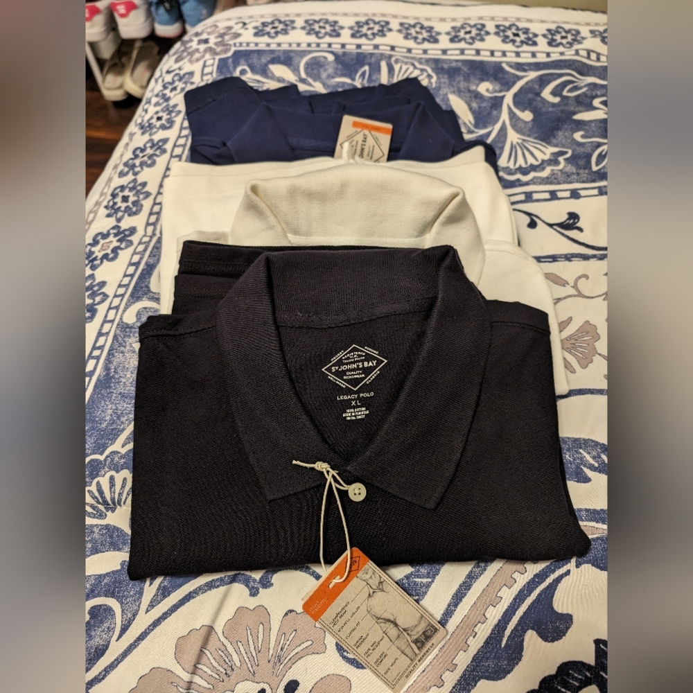 Set of 3 St John's Bay Polos!